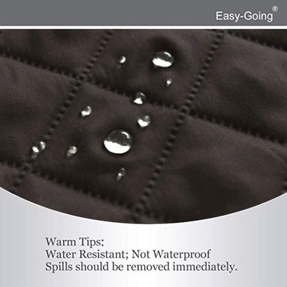 Easy-Going Recliner Chair Slipcover Reversible Sofa Cover Water Resistant Couch Cover Furniture Protector with Elastic Straps for Pets Dog (Recliner, Chocolate/Chocolate)
