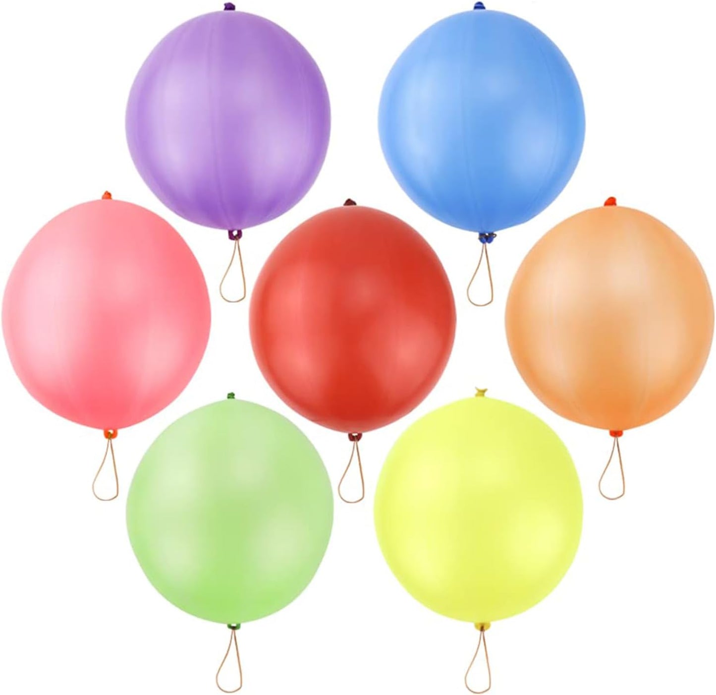 RUBFAC Punch Balloons - 36Pcs Heavy Duty Neon Party Favors for Kids | Exciting Outdoor Play