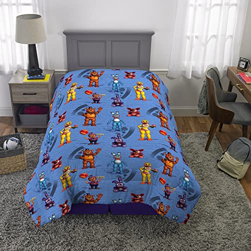 Franco Kids Bedding Soft Microfiber Comforter, Twin, Five Nights At Freddy's