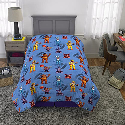Franco Kids Bedding Soft Microfiber Comforter, Twin, Five Nights At Freddy's