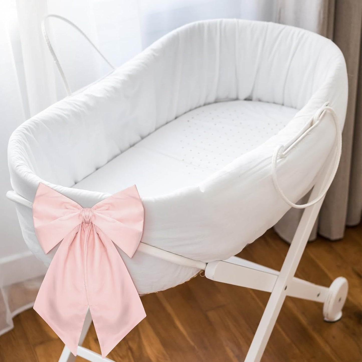 Skiennix Large Pink Bows - 3 Pack Decorative 11 x 23 Inches for Bachelorette & Bridal Showers