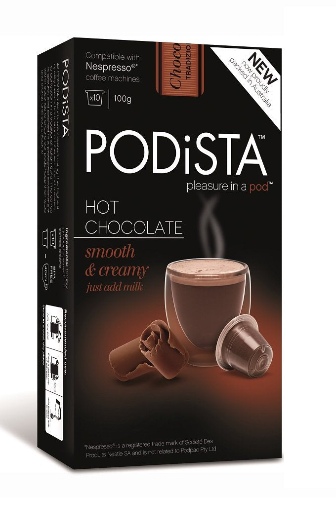 Nespresso Hot Chocolate Pods - Smooth & Creamy Original Line Compatible Capsules | 20 Pod Package