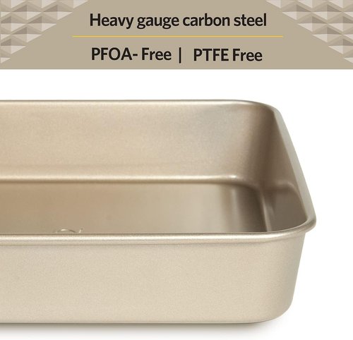 Glad Square Baking Pan - Nonstick Heavy Duty Bakeware for Cakes & Brownies | 9 Inches