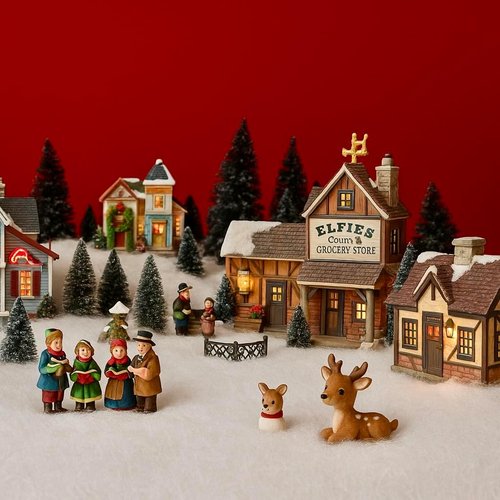 Christmas Fake Snow Blanket - 5 Pack Thick Fluffy 3x8 FT White Artificial Snow for Winter Decor