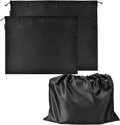 Skiennix Dust Bags for Handbags - Dustproof Silk Cover with Drawstring | 2 Pack Travel Storage Pouches