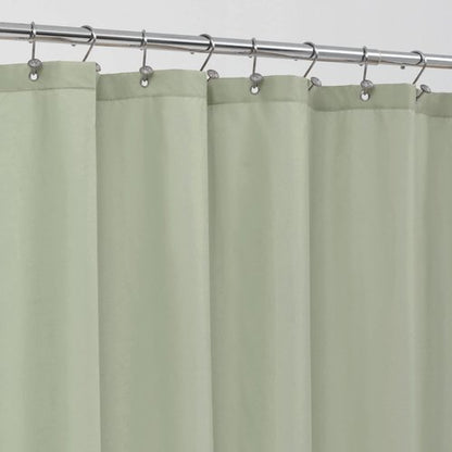 ALYVIA SPRING Stall Fabric Shower Curtain Liner Waterproof - Soft & Lightweight Small Shower Curtain with Magnets for Narrow Stall Size, Machine Washable - 36x72, Desert Sage