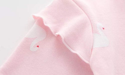 Babymine Baby One-Piece Romper - Soft Cotton Footed Sleepwear for Infants 0-12 Months