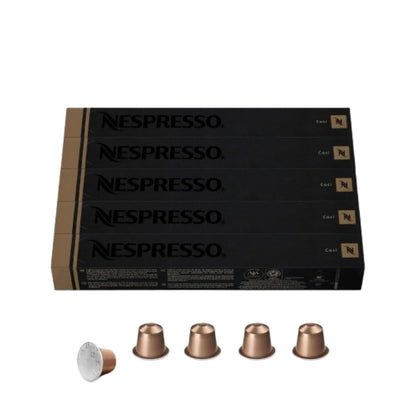 Nespresso Cosi Mild Roast Espresso Coffee Capsules - 50 Count Original Line Pods