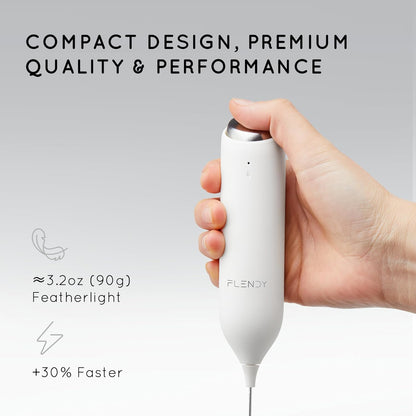Skiennix Rechargeable Milk Frother - Handheld Electric Drink Mixer with USB-C Charging Stand | Mini Whisk for Coffee & Matcha