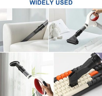 LANMU Vacuum Attachments - 1 1/4 Inch (32mm) Compatible with Shark Navigator & Rocket Vacuums | Home & Car Cleaning Kit