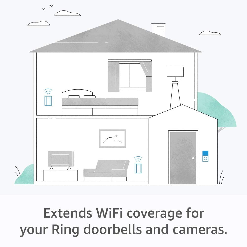 Ring Chime Pro - Smart Doorbell Chime with Adjustable Volume | Sleek Design for Home Security