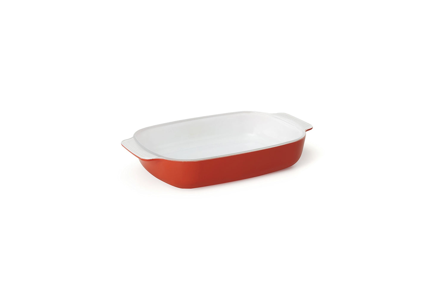 Creo SmartGlass Cookware, 1-quart Baking Dish, Shanghai Red