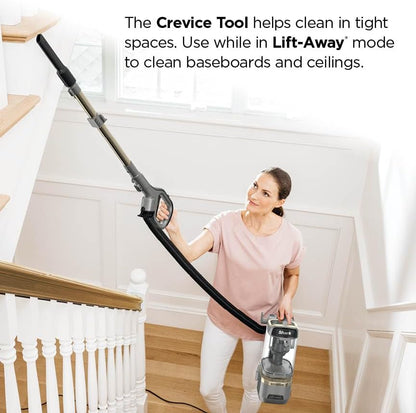 Shark Upright Vacuum Cleaner - Rotator Lift-Away with No Hair Wrap & HEPA Filter | Lightweight, Bagless, Silver