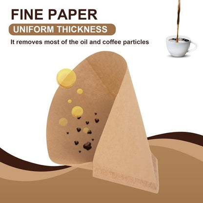 Cuisinart 100-Pack Disposable Coffee Paper Filters - Perfect Fit for Smooth Brewing
