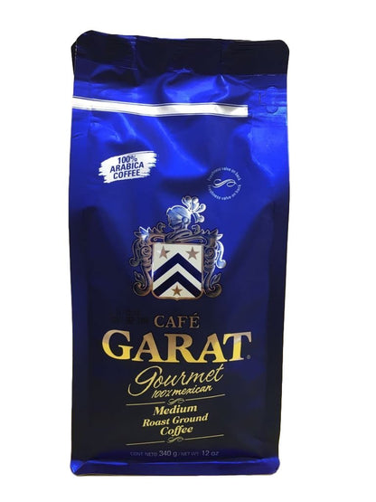 Cafe Garat Gourmet Mexican Coffee - Arabica - Medium Roast Ground Coffee - 16 ounces - 1 Pounds - 454 grams - Cafe Molido