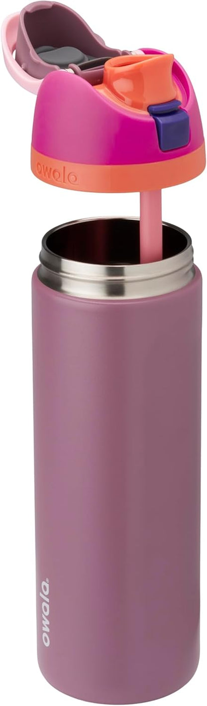 Owala FreeSip Insulated Stainless Steel Water Bottle - BPA-Free, 24 oz, Perfect for Sports & Travel | Crown Jewel