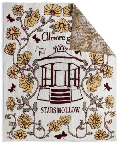Gilmore Girls Soft Feather Knit Throw Blanket 50x60 - Yellow Cozy Bedding