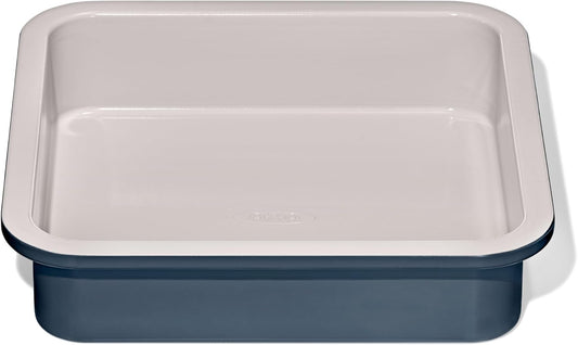OXO Good Grips 9” Square Cake Pan - Non-Stick Pro Ceramic Coating in Storm Blue