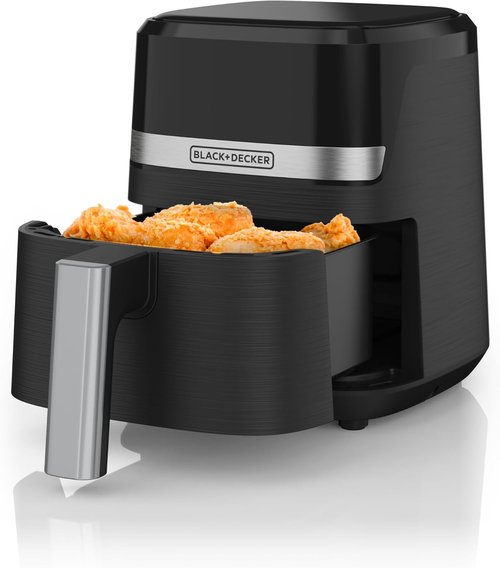 BLACK+DECKER Purifry 2QT Air Fryer - Enjoy Crispy Fried Taste Without the Fat | Digital Touchscreen & Auto Shut-Off
