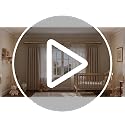 Brushed Gold Curtain Rod 28-48 Inch Wrap Around Window Treatment
