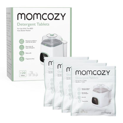 Momcozy Official Washing Block for Momcozy KleanPal Pro Baby Bottle Washer, 120 Detergent Tablets