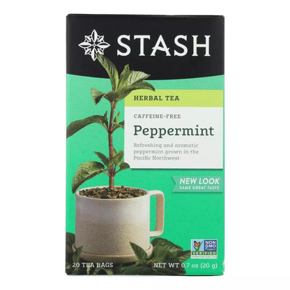 Stash Tea Peppermint Tea, 20 ct, 0.7 oz, 2 pk