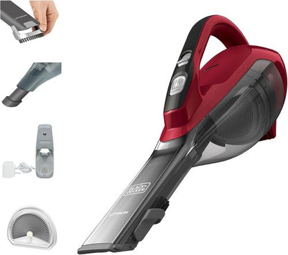 BLACK+DECKER AdvancedClean Cordless Handheld Vacuum - Versatile Home & Car Cleaning (HLVA320J26)