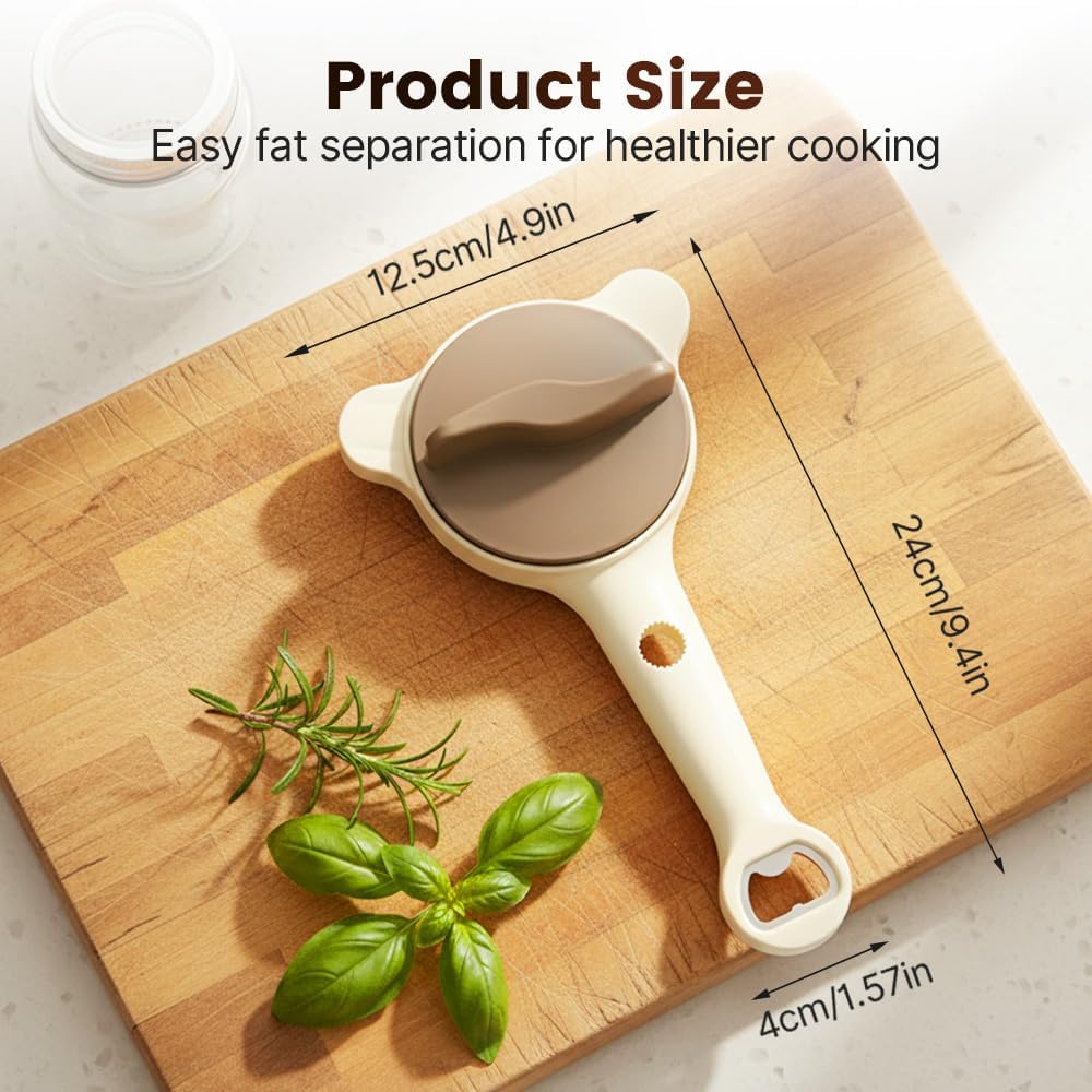 Skiennix Adjustable Stainless Steel Jar Opener - Multifunctional Lid Gripper for Weak Hands | Fits 1''-3.5'' Jars
