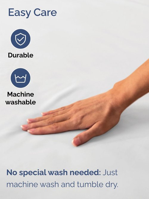 Extra Deep Twin Fitted Sheet - Hotel Luxury Single Fitted Sheet Only - Easily Fits 18 inch to 24 inch Mattress - Ultra Soft, Wrinkle Free w/Extra Deep Pockets - Easy-Care, Breathable & Comfy - White