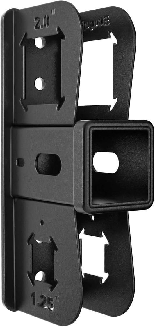 BougeRV Hitch Wall Mount | 2" Receiver | Max 300LBS Capacity | Bike & Cargo Rack Storage Solution