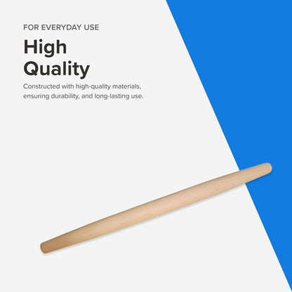 Frieling Dough Roller - 20-Inch Natural Maple French Pin Rolling Pin for Perfect Pizza Dough