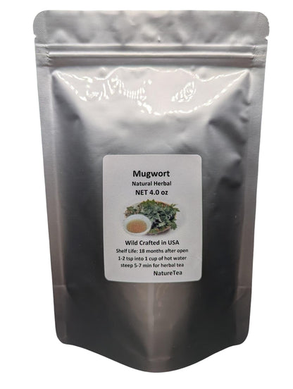 Mugwort - Artemisia vulgaris Loose Leaf by Nature Tea (4 oz)