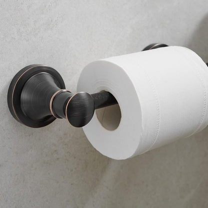 Hoimpro Wall Mounted Toilet Tissue Paper Holder - Rustproof Design in Oil Rubbed Bronze Finish