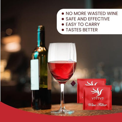 36 Pack Wine Purifier, Wine Filters that Remove Histamines and Sulfite Filter Accessories Valentine's Day Gifts for Men and Women