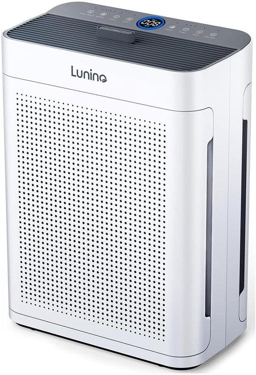 LUNINO HEPA Air Purifier - Double-Sided Design for Large Rooms up to 3000 Sq.Ft | Washable Filter & PM 2.5 Display