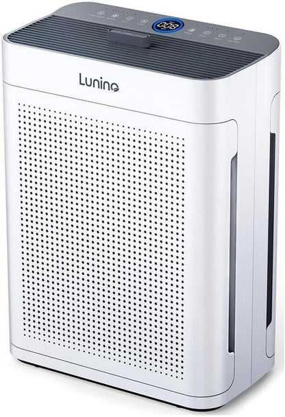 LUNINO HEPA Air Purifier - Double-Sided Design for Large Rooms up to 3000 Sq.Ft | Washable Filter & PM 2.5 Display