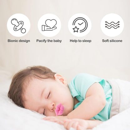 ROBBEAR Funny Baby Pacifier - Cute Mustache Vampire Binky | BPA-Free Silicone for Infants 0-36 Months