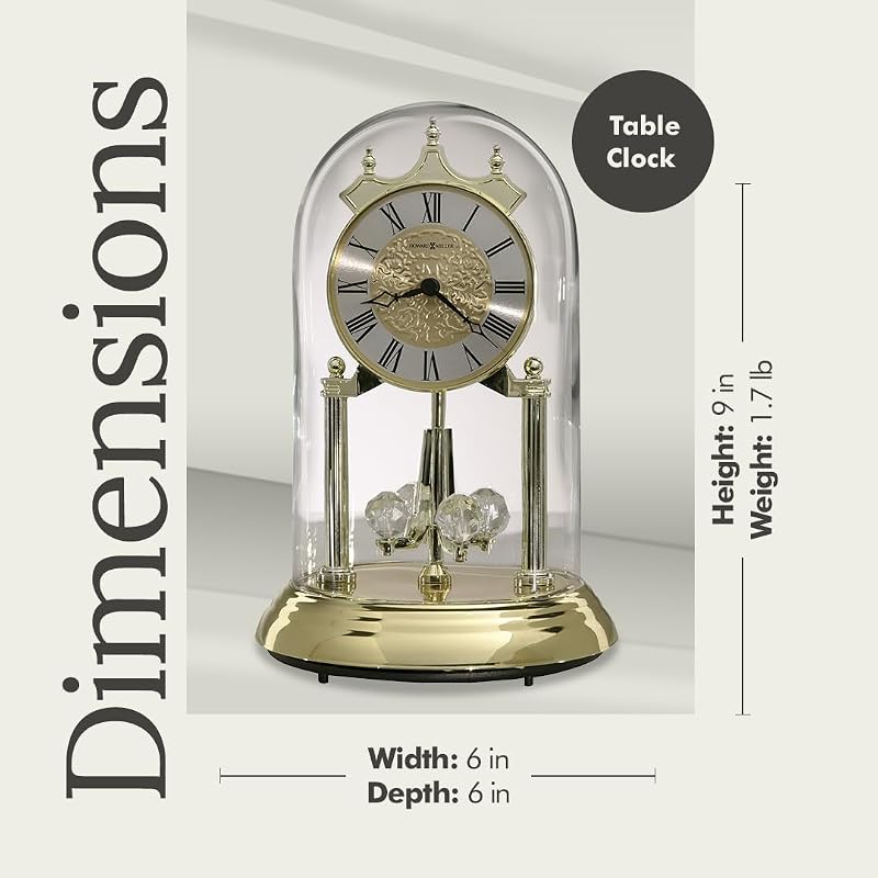 Howard Miller Joelle Tabletop Clock 555-197 - Anniversary Variation