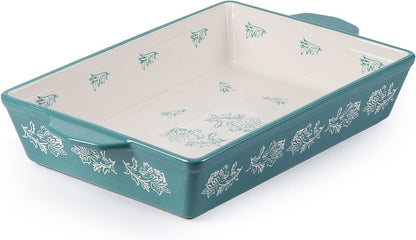 Wisenvoy Casserole Dish - Ceramic Lasagna Pan Bakeware Set | 13x9 Baking Dish for Perfect Meals