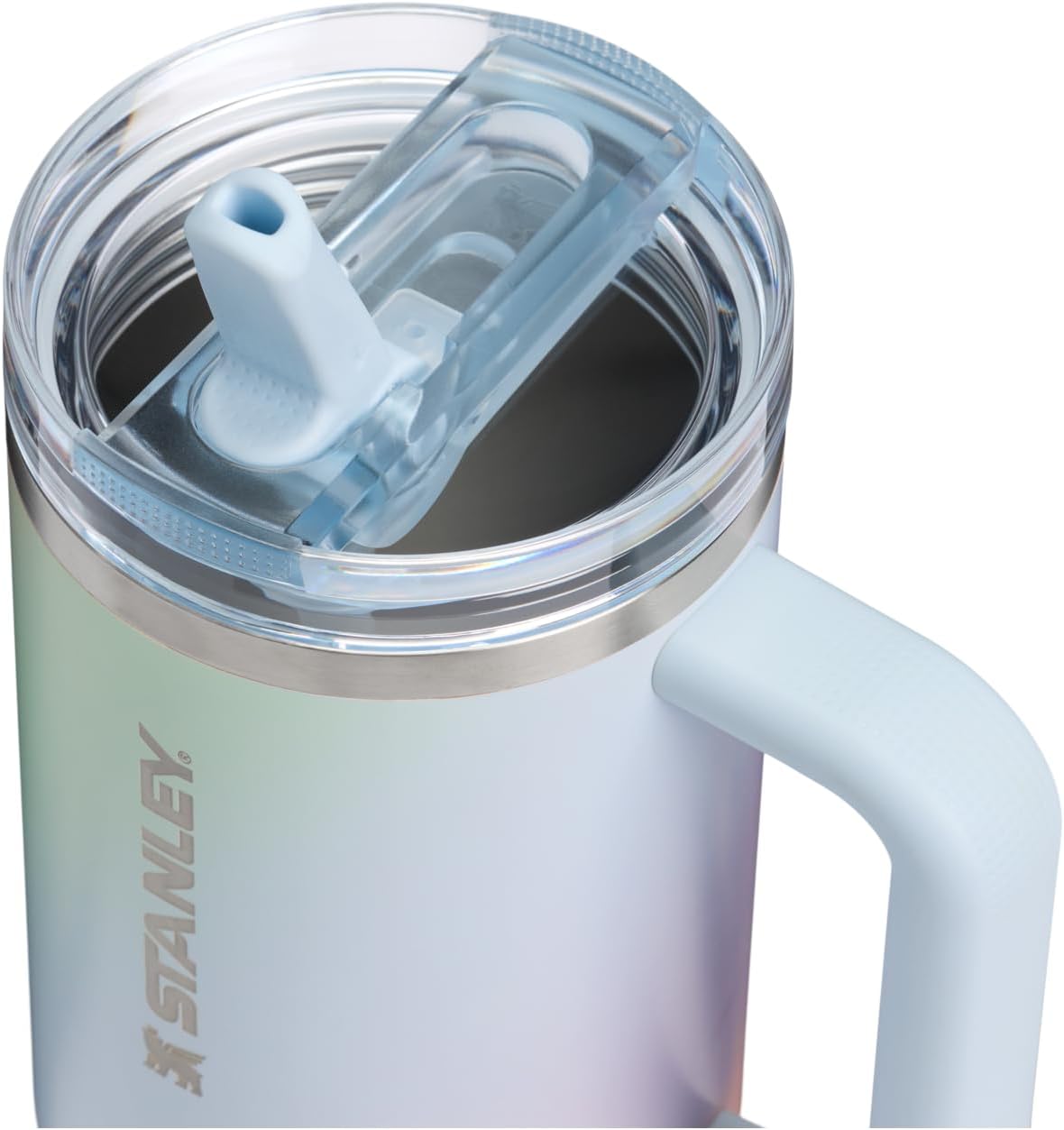 STANLEY Quencher ProTour 40 oz Tumbler - Leakproof Lid, Built-In Straw & Handle | BPA-Free Insulated Cup | Sunrise Spiral