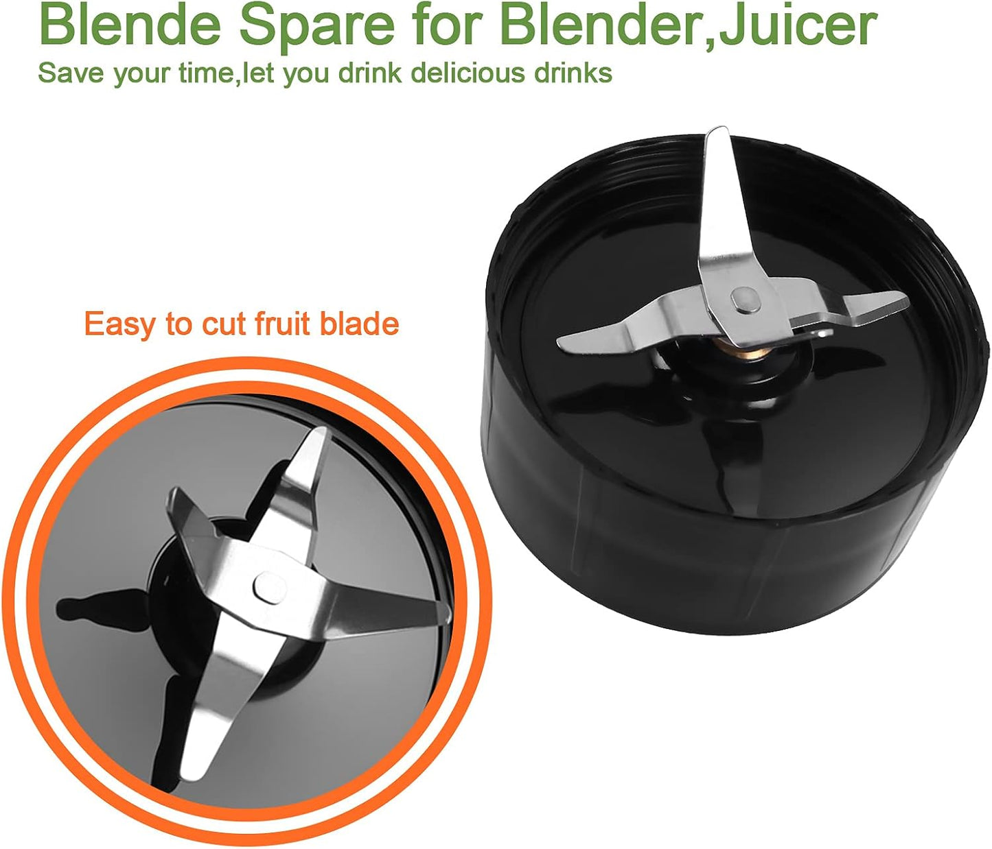 Magic Bullet Cross Blade Blender Replacement Parts - Pack of 2 for 250-Watt MB1101 Series Juicer & Mixer