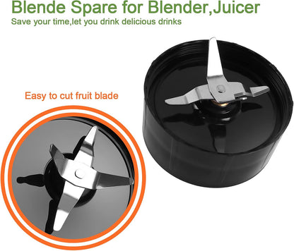 Magic Bullet Cross Blade Blender Replacement Parts - Pack of 2 for 250-Watt MB1101 Series Juicer & Mixer