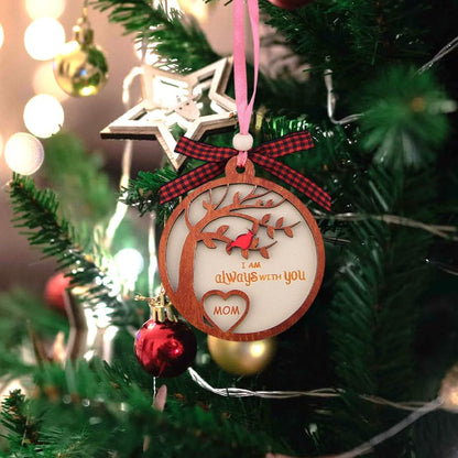 Memorial Christmas Ornament in Memory of Mom - Loss of Mother Sympathy Gift - Variation of Memorial Gifts for Loss of Mother