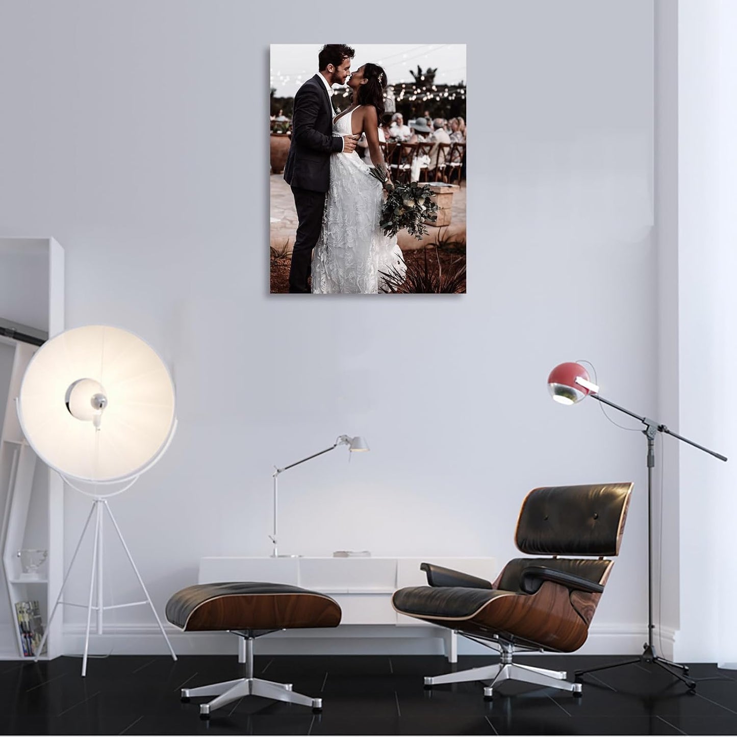 ZhongxingWL Personalized Canvas Print - Custom Framed Photo Art for Home Decor | 11" L x 14" W