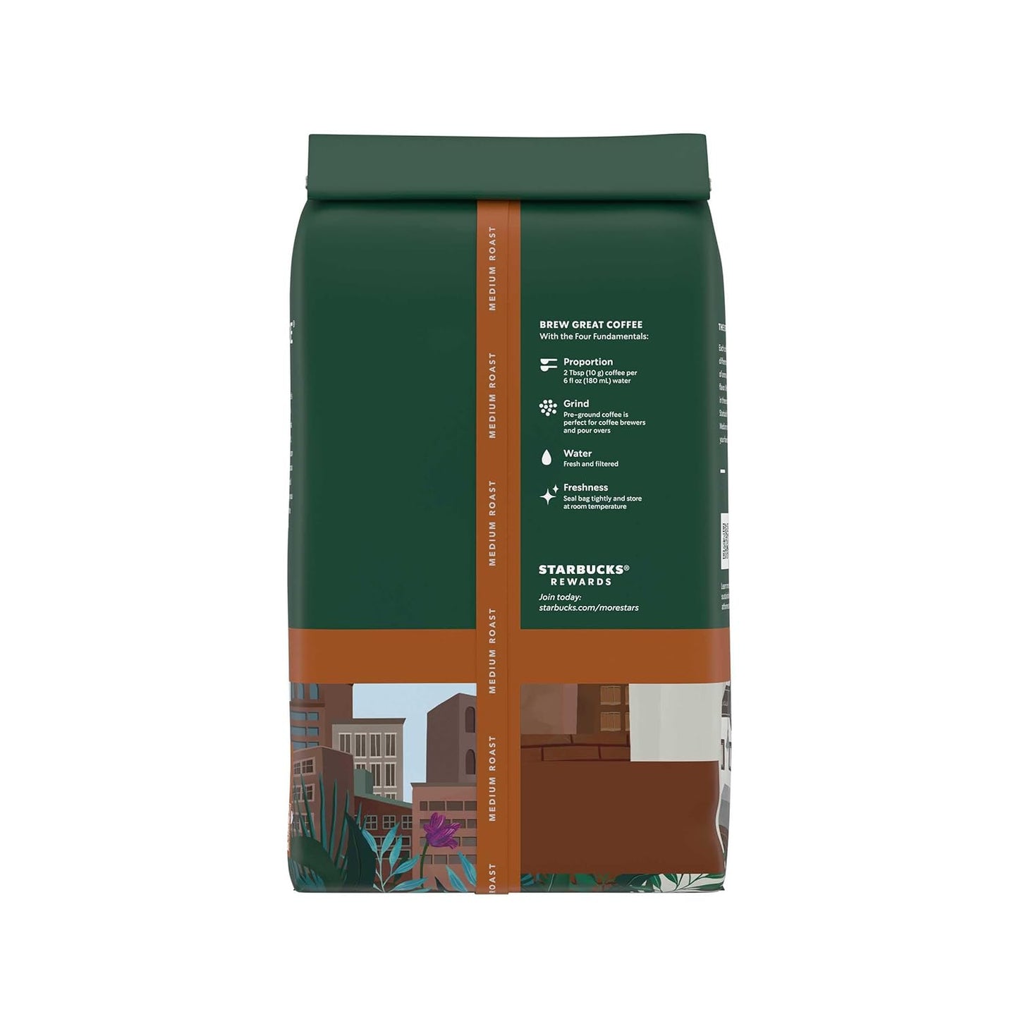 Starbucks Ground Coffee - Medium Roast for Hot or Iced Beverages | Pike Place Roast, 28 oz