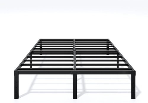 LUMUNANCE Full Size Metal Bed Frame - 14 Inch Heavy-Duty Platform with Underbed Storage | Easy Assembly, Noise-Free