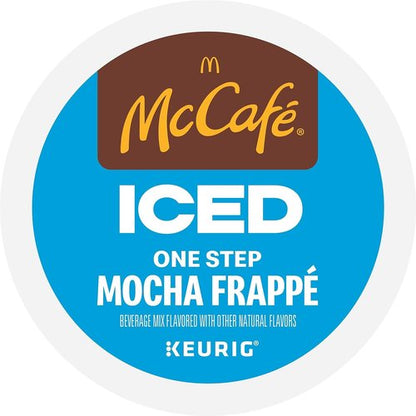 McCafe Iced Mocha Frappe K-Cup Pods - Convenient Single Serve Coffee, 20 Count