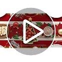 Poinsettia Xmas Table Runner 13x72 Inch - Red Holiday Home Decor