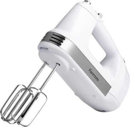 Kenmore 89109 Hand Mixer - 5-Speed Versatility in Elegant White Finish
