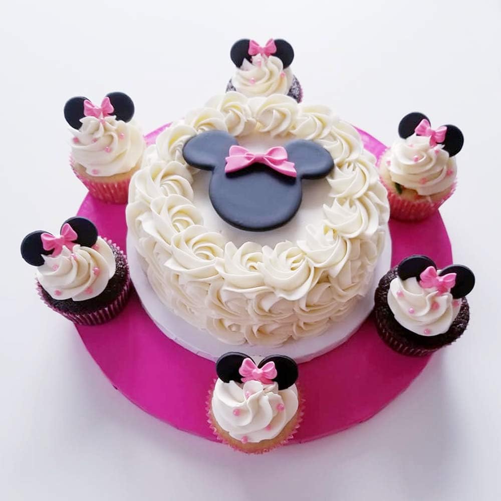 Skiennix Mini Bow Silicone Fondant Mold - Perfect for Cake & Cupcake Decoration | Ideal for Birthdays